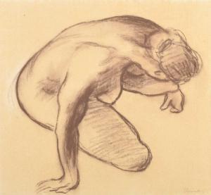 MENINSKY Bernard 1891-1950,Crouching nude,Peter Wilson GB 2024-03-28