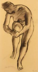 MENINSKY Bernard 1891-1950,Standing nude,Peter Wilson GB 2024-03-28