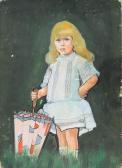 MENNYEY CAPOGROSSI Costanza 1910-1970,Ritratto di bambina,Babuino IT 2021-12-18