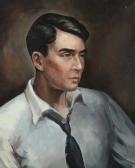MENSER E.H 1900-1900,PORTRAIT OF YOUNG MAN,Sloans & Kenyon US 2012-02-24
