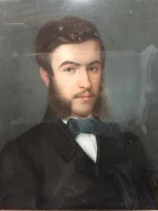 MENSER Karl 1872-1929,Portrait of a Young Man,1855,Theodore Bruce AU 2016-08-28