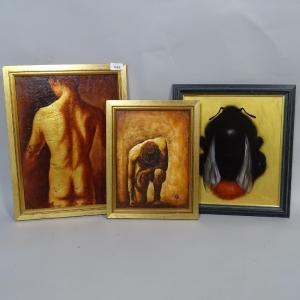 Menzies Simon,2 nude studies and another,Burstow and Hewett GB 2022-09-08