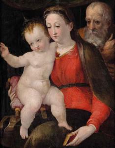 MENZOCCHI FRANCESCO 1502-1574,Madonna col Bambino e San Giuseppe,Wannenes Art Auctions IT 2010-06-01