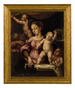 MENZOCCHI FRANCESCO 1502-1574,Sacra Famiglia,Wannenes Art Auctions IT 2019-05-28