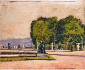 MERAUD,VERSAILLES, LE GRAND PARTERRE D'EAU,1935,Pillon FR 2014-02-09