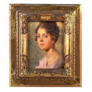 MERCADANTE Biagio 1893-1971,Ritratto di ragazza,Wannenes Art Auctions IT 2022-10-04