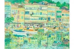 MERCAN Hulusi 1913-1988,View from Tarabya,Alif Art TR 2015-05-24