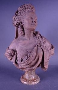 MERCHI Gaetano 1747-1829,Buste de Mademoiselle Guimard,Monsantic BE 2019-03-24