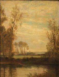 MERCIER Charles 1832-1909,La Marne et la plaine de Sucy-en-Brie,Morand FR 2018-04-27