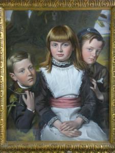 MERCIER J.D,portrait study of three children,1885,Rogers Jones & Co GB 2018-01-30