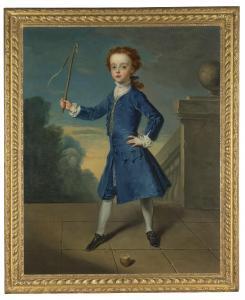 MERCIER Philippe,Portrait of a boy, full-length, in a blue coat, wi,1740,Christie's 2023-12-08