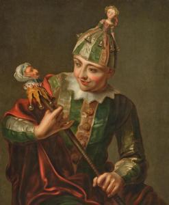 MERCIER Philippe 1689-1760,The fool,1735,Galerie Koller CH 2024-03-22
