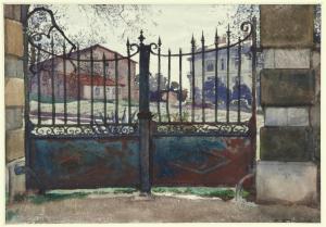 MERCIER Ruth 1880-1913,Gate to Chemin du Gaz, opposite Porte Bastide,Ewbank Auctions GB 2022-03-24