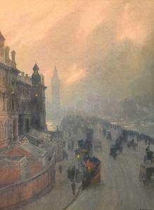MERCIER Ruth 1880-1913,Westminster Bridge in twilight,Tennant's GB 2023-07-15