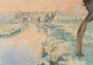 MERCKAERT Jules 1872-1924,Paysage,1918,Cornette de Saint Cyr FR 2022-03-21