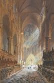 MEREDITH Sophie D'Ouseley 1800-1900,Inside Westminster Abbey,1889,Mallams GB 2013-06-06