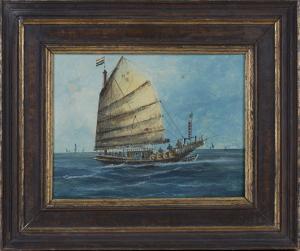 MEREDITH William 1851-1916,Study of a Chinese Junk,1879,Tooveys Auction GB 2019-03-20
