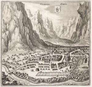 MERIAN Matthaus I 1593-1650,Glarona Glaris,Dogny Auction CH 2017-10-03