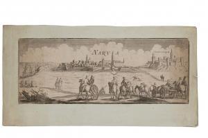 MERIAN Matthaus II 1621-1687,Vue sur Narva et Ivangorod,Eric Caudron FR 2023-03-31