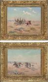 mericskay f 1900-1900,An Arab cavalry charge; and Ready for the battle,Christie's GB 2007-09-12