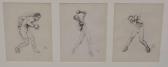 MERIGNARGUES Marcel 1884,studies of George Charpentier (boxer),Burstow and Hewett GB 2012-05-02
