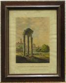 MERIGOT JAMES 1772-1816,Remain's of the Temple of Jupiter Stator,Clars Auction Gallery US 2007-08-05