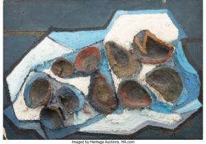 MERINOFF Dimitry 1896-1971,Oyster Shells,1950,Heritage US 2023-01-12