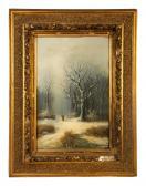 MERIOT R,Untitled (Winter Forest Scene),Hindman US 2022-07-15