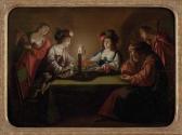 MERISI Michelangelo,"Genreszene bei Kerzenschein mit Herrin und Brathu,Palais Dorotheum 2011-11-22