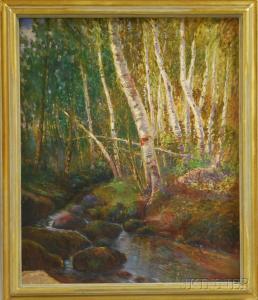 MERIT W,Woodland Brook with Birches,Skinner US 2012-03-14