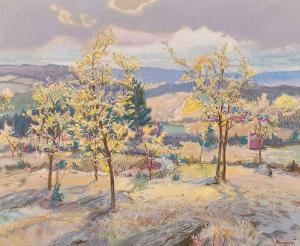 MERIZON Armand 1920-2010,Spring Landscape,1961,Wickliff & Associates US 2023-04-01