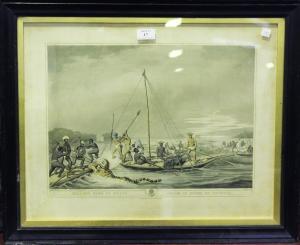 MERKE Henri 1700-1800,Killing Game in Boats,Tooveys Auction GB 2022-01-18