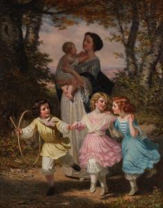 MERLE Hugues 1823-1881,Mother and Children,Sotheby's GB 2024-02-02