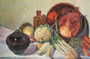 MERLIN Louis 1886-1919,Composition aux légumes,Horta BE 2013-10-07