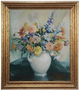 MERRILL FORD Elizabeth 1902-1977,Still Life with Summer Flowers,Brunk Auctions US 2015-11-06