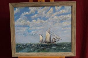 Merrin peter 1900-1900,A Ketch at Sea,Reeman Dansie GB 2019-04-09