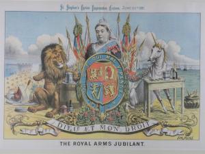 MERRY Tom 1852-1902,The Royal Arms Jubilant,1887,Criterion GB 2021-08-18