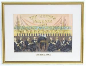 MERRY Tom,Tuning Up, An orchestra tuning their instruments i,Claydon Auctioneers 2021-08-04