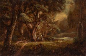 MERSFELDER Jules 1865-1937,Landscape with Figures,William Doyle US 2022-08-25