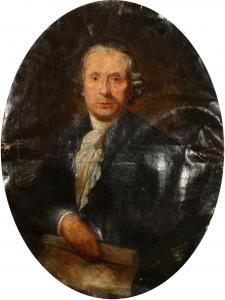 MERTENS Jan Frans Josephus 1700-1700,A portrait of a gentleman holding a scroll,1790,John Nicholson 2021-08-11