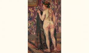 MERTENS Médard 1875-1940,Femme nue debout,Aguttes FR 2004-10-06