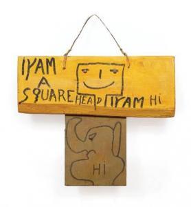 Mertz Albert 1905-1988,I Yam a Square Head I Yam Hi Hi,1990,Neal Auction Company US 2022-03-09