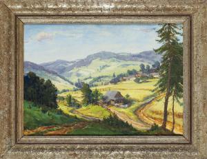 MERVART Augustin 1889-1968,Landscape from the Bohemian,Art Consulting CZ 2021-10-24