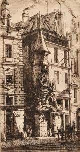 MERYON Charles 1821-1868,Tourelle, Rue de la Tixéranderie,Skinner US 2012-03-31