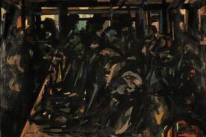 MESCHES Arnold 1923-2016,Tavern Scene,1961,Abell A.N. US 2024-01-24