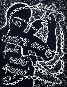 MESCIULAM Plinio,ARTE AMORE MIO FINCHE' VEDRO' DIPINGERO',2004,Wannenes Art Auctions 2013-06-12