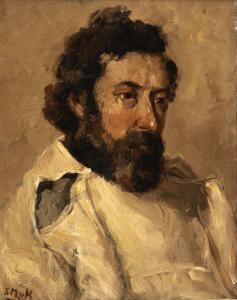 MESDAG VAN HOUTEN Sientje, Sina 1834-1909,A portrait of a plasterer,Venduehuis NL 2023-05-25