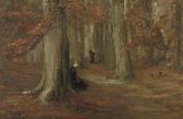 MESDAG VAN HOUTEN Sientje, Sina 1834-1909,Autumn forest,Christie's GB 2008-09-09