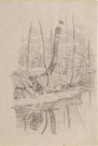 MESDAG VAN HOUTEN Sientje, Sina 1834-1909,Ten studies, including depictions of woodland, ,Sotheby's 2024-02-02