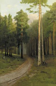 MESHERSKY Arseny Ivanovitch 1834-1902,Pine Forest,1898,MacDougall's GB 2021-12-01